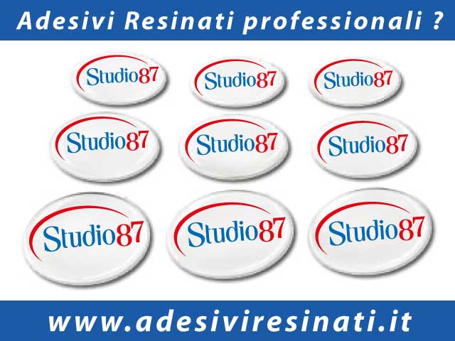 Adesivi resinati a Milano e provincia - Etichette resinate 3d Milano. Adesivi resinati Milano